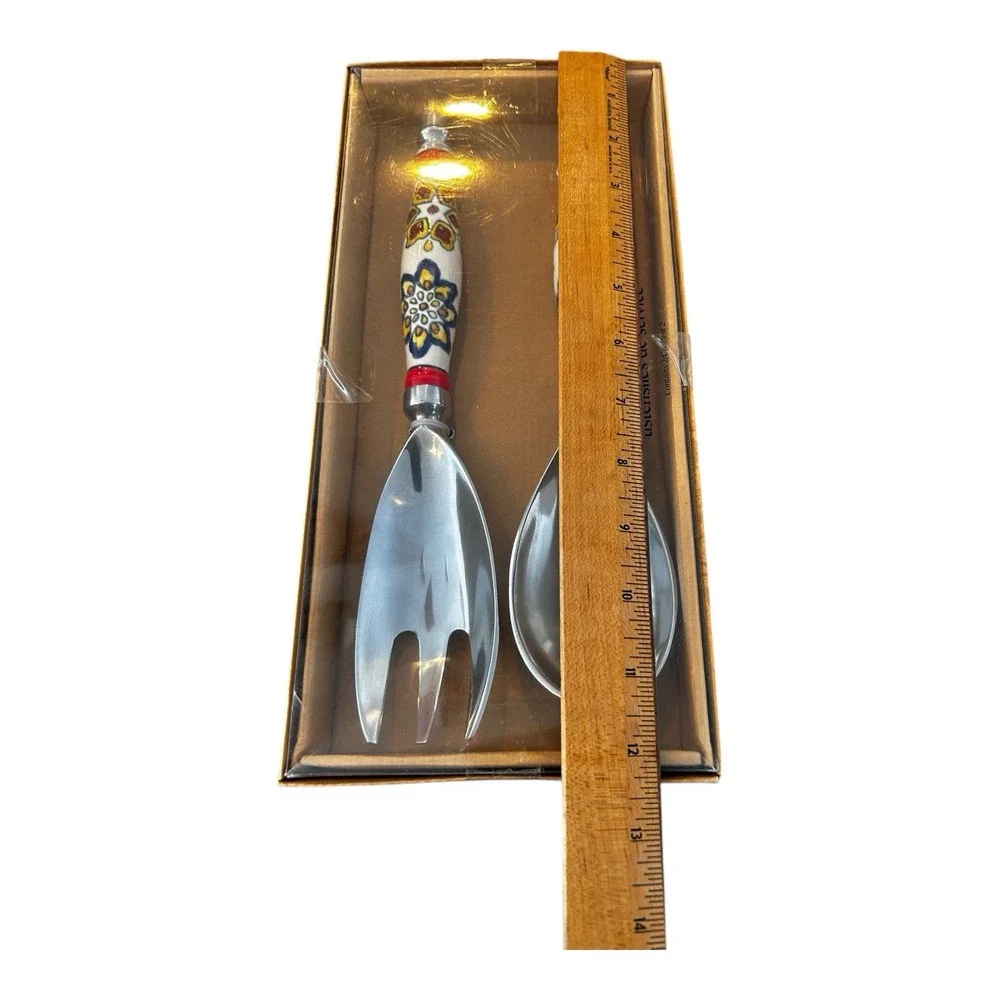 Pier1 IMPORTS Serving Fork and Spoon‎ Set New